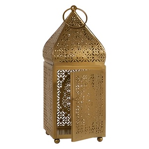 Linterna de vela hecha a mano Impresión de logotipo personalizado elegante antiguo moderno elegante diseñador único hogar boda decoración 2024 - Product Image 1