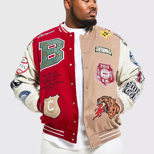 Chaquetas Varsity de Borrego Antibacterianas para Hombre y Mujer, de Alta Calidad, en Todos los Tamaños y Colores, Estilo Nuevo con Cuello Alto - Product Image 1