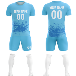 Uniforme de Fútbol para Hombre, Ropa Deportiva de Venta Caliente, Secado Rápido, Ligero, Impresión de Logotipo Personalizado, Nombre del Equipo Personalizado, OEM - Product Image 1