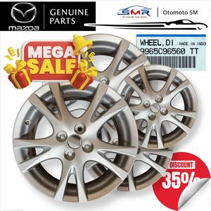 9965C96560TT Llanta de Aleación para Coche en Oferta, 16x6.5J Offset 45 Pulgadas, Buje de Aluminio (Juego) para Mazda 2 Non Sky DE, DG Original - Product Image 1