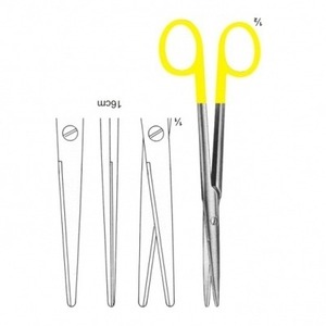 CUSTOM LOGO HIGH QUALITY STAINLESS STEEL <b>TUNGSTEN</b> CARBIDE MANUAL NASAL SCISSORS 13.5CM CE Certified SURGICAL INSTRUMENTS - Product Image 3