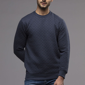 Sudadera con capucha de hombre con impresión de logotipo personalizado de alta calidad Sudadera de lana con cremallera lisa en blanco con diseño en relieve 3D y logotipo bordado - Product Image 3