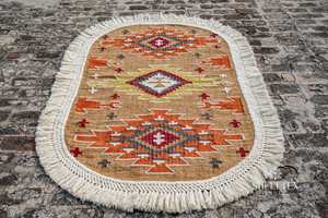 พรมขนสัตว์กันลื่นหรูหรามาใหม่พรมผ้าฝ้ายทอมือคุณภาพสูงสำหรับห้องนั่งเล่นห้องนอนชุดพรมพื้นที่สวดมนต์ - Product Image 6