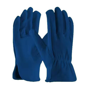 Guantes de trabajo de cuero de grano de piel de cabra de vaca de calidad superior Guantes de conductor Funciones anticorte antiimpacto Guantes de seguridad general - Product Image 4