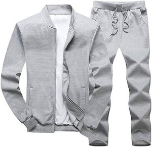 Survêtement décontracté à manches longues pour hommes, ensemble de sport athlétique pour la course à pied et le jogging - Product Image 4