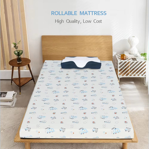 Matelas fin en <span class=keywords><strong>mousse</strong></span> imprimé en coton pur à haute densité pour dortoir d'étudiant, motif de dessin animé - Product Image 4