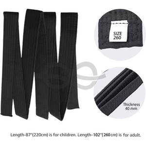 เข็มขัดคาราเต้อุปกรณ์ศิลปะการต่อสู้แบบกำหนดสีเองเข็มขัดคาราเต้คาราเต้/คาราเต้/ยูโด - Product Image 2