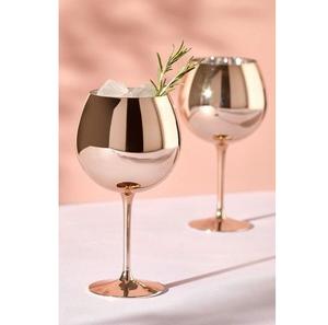 Verre à vin rouge en acier inoxydable incassable de luxe moderne fait à la main en gros pour flûtes, gobelets, passe au lave-vaisselle - Product Image 3