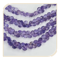 Perles rondes/rondelles facettées en améthyste rose naturelle de haute qualité AAA, 4 mm/6 mm/8 mm/10 mm/12 mm, certifiées CCGTC Alif
