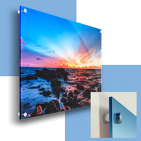 Art mural acrylique impression UV polychrome personnalisée panneau d'affichage d'art mural acrylique impression photo acrylique en plexiglas Lucite acrylique