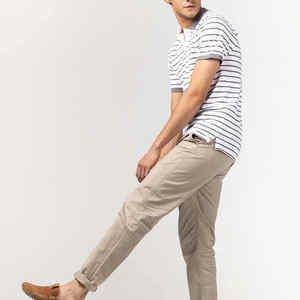 Logotipo personalizado Slim Fit 100% algodón Golf Polo camisetas hombres Streetwear estilo ligero hombres Polo camisa - Product Image 6