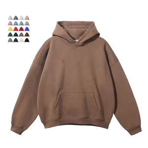 Men 2025 Custom Heavyweight Hoodies Logo Oversize Hoodies Unisex Customized Oversized Heavy Weight <b>Thick</b> <b>Fleece</b> Hoodie For Men - Product Image 1