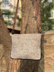 Nouveau Style occidental imprimé Animal fourrure en cuir téléphone portable sac à bandoulière de haute qualité à la mode véritable à la main fourrure en cuir sacs à bandoulière - Product Image 2