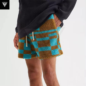 OEM nuevo estilo Hip Hop al aire libre hombres pantalones cortos de alta ropa al aire libre de corte suelto Casual polar Sherpa Streetwear 100% pantalones cortos de algodón para hombres - Product Image 5