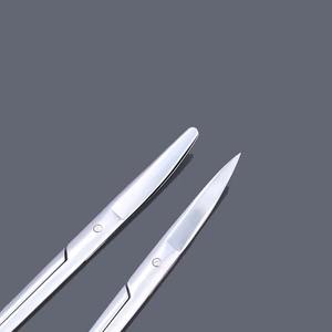 Ciseaux chirurgicaux dentaires en acier inoxydable autoclavable de 16 cm, pointe droite/courbe, ensemble d'instruments pour les outils dentaires et l'utilisation en laboratoire - Product Image 4