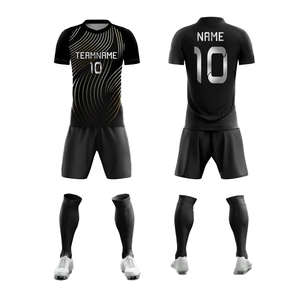 Offre Spéciale Uniformes de football à manches courtes de haute qualité pour enfants Chemises de football pour hommes avec conception imprimée par sublimation Service OEM - Product Image 5