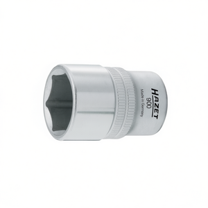 Hazet 1/2'' 6-Point Square <b>Socket</b> with Traction Profile and Knurling - Product Image 2