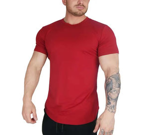 Ropa Deportiva de Gimnasio, Transpirable, 100% Algodón, de Alta Calidad, con Logotipo Personalizado, Precio al por Mayor, Ropa Casual Lisa para Hombre - Product Image 4