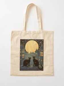 Logo imprimé personnalisé sac à provisions pliant en toile avec motif de dessin animé - Product Image 2