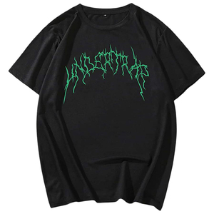 T-shirt à col rond unisexe de haute qualité 100% en coton de qualité supérieure pour hommes, surdimensionné, décolleté ras du cou, impression de logo, conception personnalisable - Product Image 5