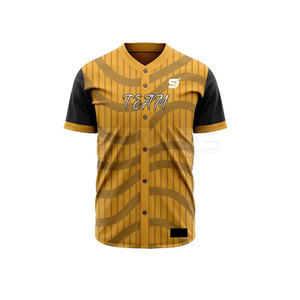 Contraste de couleurs Meilleures ventes Ensembles de tenues de baseball respirantes grande taille Personnalisables Vêtements d'équipe de haute qualité - Product Image 4