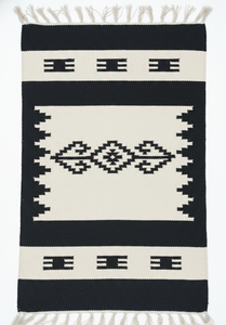 Tapis en coton tissé à la main, motif floral moderne, lavable en machine, réversible, multicolore, pour la maison, les pique-niques, les voyages, la prière, la décoration - Product Image 4