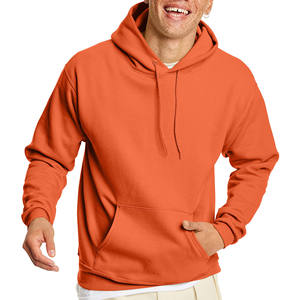 Vente en gros de sweat à capuche pour homme 100% coton de haute qualité pull d'automne uni surdimensionné coupe ample logo personnalisé - Product Image 5
