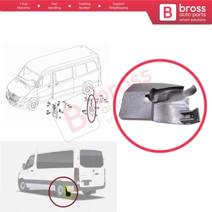 บังโคลนหลังซ้าย BSP1222-1 สำหรับ Sprinter 906 NCV3 Crafter MK1 ปี 2006-2017 A9068820204 - Product Image 5