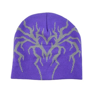 Gorro de Punto Acrílico con Diseño Jacquard y Estampado Digital, Color Negro, para Invierno y Esquí, Venta al por Mayor, Unisex 2026 - Product Image 5