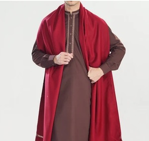 Châle en laine 100% de qualité supérieure pour les fêtes, les mariages, les épaules, la tête, vente chaude, châles en laine d'automne et d'hiver, logo personnalisé en gros - Product Image 3