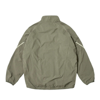 Ensemble de survêtement 2 pièces en nylon coupe-vent pour homme, style vintage, avec fermeture éclair, léger, coupe oversize, uni, avec bandes de jogging, coupe-vent
