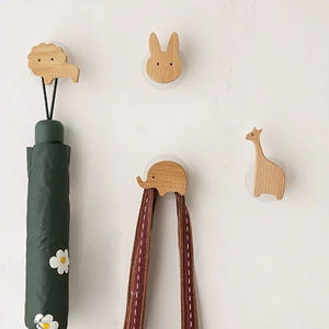 Gancho de madera de animal caprichoso: tanto un artículo práctico como una decoración de pared única que hace que tu espacio vital sea ordenado y estético - Product Image 4