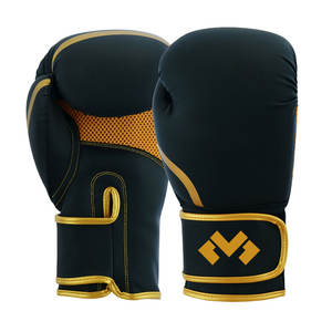 Guantes de Boxeo MMA de Cuero de Alta Calidad con Logotipo Personalizado, Diseño de Dedos Completos y Absorción de Humedad - En Stock - Product Image 1
