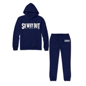 Vêtements d'entraînement personnalisés de haute qualité Ensemble de survêtements de jogging unisexe uni 100% coton coupe-vent antibactérien pour l'hiver - Product Image 1