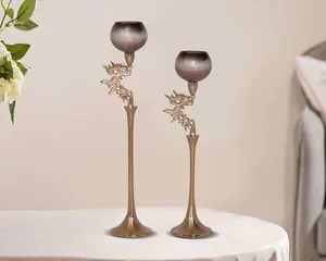 Bougeoir en métal vintage de haute qualité pièce de qualité exclusive pour la décoration de la maison approvisionnement en gros pour les occasions de noël - Product Image 1