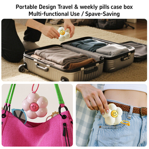 Chengyan du lịch <span class=keywords><strong>Organizer</strong></span> Pill lưu trữ trường hợp hàng tuần 5 ngày nhựa Pill Box Portable y học <span class=keywords><strong>Organizer</strong></span> với ngăn lớn - Product Image 6