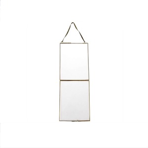 Sleek Gold Hanging Metal Photo <b>Frame</b> Minimal Design Stylish Wall Decor <b>for</b> <b>Living</b> <b>Room</b> Office or Memorable Gift Display - Product Image 2