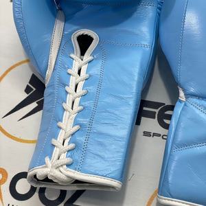 Guantes de Boxeo Profesionales Fly Super Lace Pro X, Color Azul Cielo, para Entrenamiento y Combate, Diseño Personalizado, Guantes de Boxeo para Competencia Fly - Product Image 6