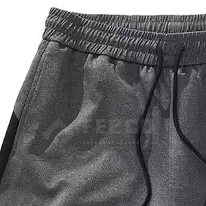 กางเกงขาสั้นใส่เล่นยิมเอวยางยืดสีพื้นแบบใหม่พรีเมี่ยม - Product Image 5