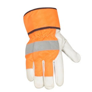 Guantes DE TRABAJO reflectantes Seguridad manual Construcción Guantes de jardinería con puño reflectante Guantes de alta calidad premium al mejor precio - Product Image 5