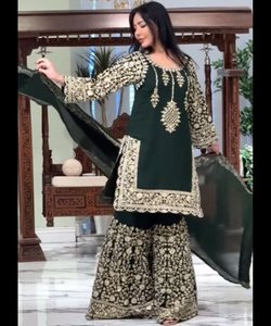 Venta al por Mayor de Kurta/Kurti de Rayón de Manga Larga para Mujer, Antiestática, Elegante, Ropa de Noche, Moda India y Pakistaní, Compra al por Mayor en Línea - Product Image 5