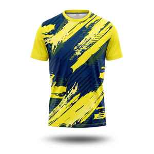 Camiseta Deportiva Casual de Fútbol para Hombre, con Estampado Digital, 100% Poliéster Transpirable, para Otoño - Product Image 3