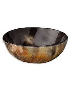 Cuenco para servir comida con cuerno de búfalo Natural 100%, cuerno pulido cuenco de hecho a mano, estilos superiores, embalaje personalizado, respetuoso con el medio ambiente - Product Image 1