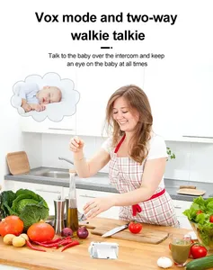 Nouvelle Caméra Bébé Connectée 2025 de 2,8 Pouces, Moniteur Bébé Intelligent avec Audio et Rappel d'Alimentation Électronique - Product Image 2
