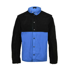 Veste de soudage en coton ignifuge légère résistante à la chaleur vêtements de sécurité anti-étincelles durables vêtements de sécurité industriels - Product Image 2
