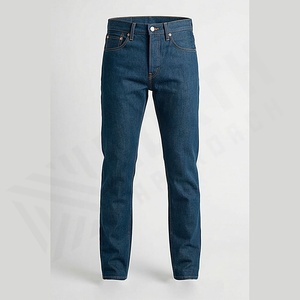 Fournisseur de jeans en denim respirant pour hommes, offrant des lavages élégants, une personnalisation de la marque, des services ODM, toutes saisons, couleur personnalisée - Product Image 1