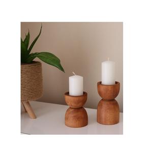 Candelabro de madera decorativo para habitación de diseño clásico, candelabro de madera con forma personalizada de calidad exclusiva de proveedores mayoristas - Product Image 5