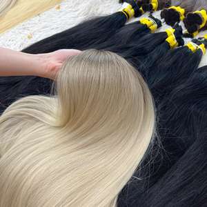 Le plus chaud Ombre Couleur Naturel Droite En Vrac Cheveux Grand Stock Haute Qualité Vierge Cheveux 100% Vierge Cheveux Vietnamien Raw Hair Genius - Product Image 3