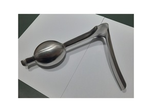 Espéculo Vaginal Ponderado Steiner Auvard de Alta Calidad, Manual, Hoja Extra Larga, Acero Inoxidable, Acabado Mate, Certificado ISO 13485 CE - Product Image 3