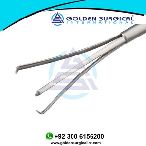 Soporte de hisopo OEM Varilla de muestreo de sangre fetal 3 puntas 330mm Mango de acción de resorte Urología Instrumentos de ginecología - Product Image 3